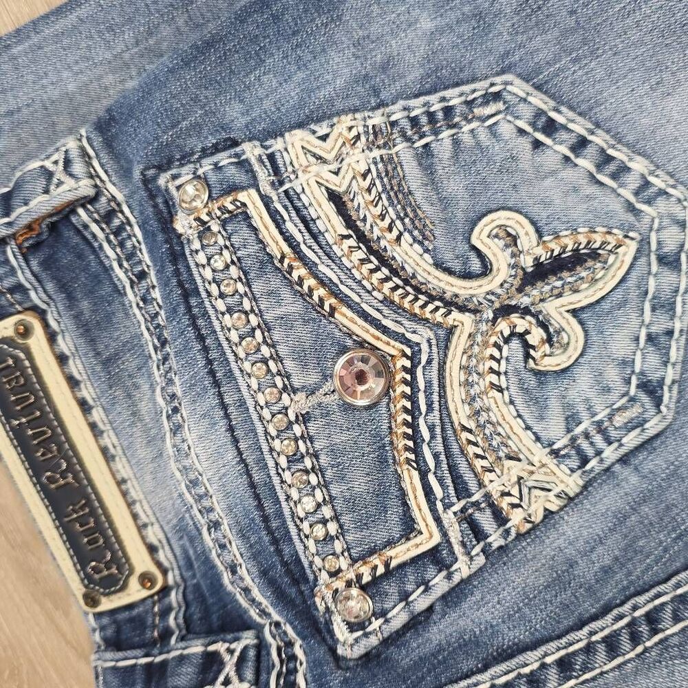 Rock Revival Yadra Ankle Skinny Jeans – Size 26 | Medium Wash | 27.5" Inseam - Picture 2 of 10
